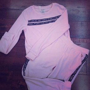 Two piece silk winter wear